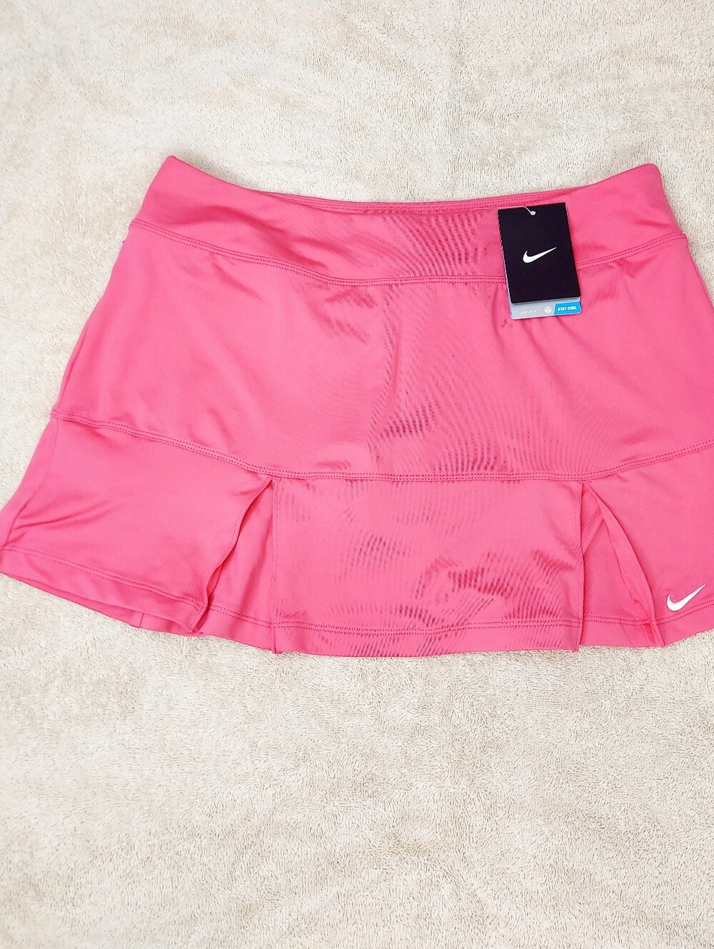 Nike Neon Barbie Pink Tennis Prep Athletic Skort Women Size Large NWT Athleisure